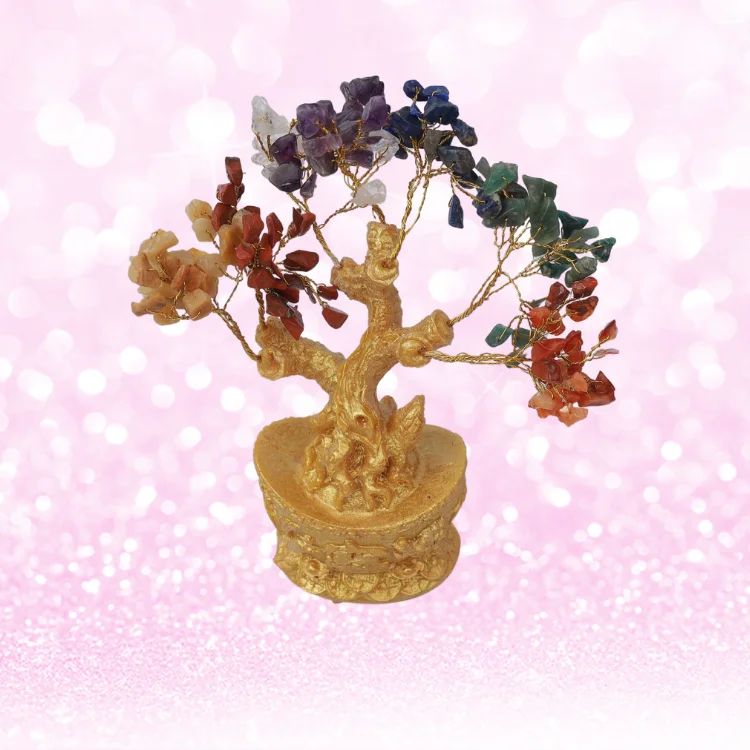 Seven Chakra Crystal Tree